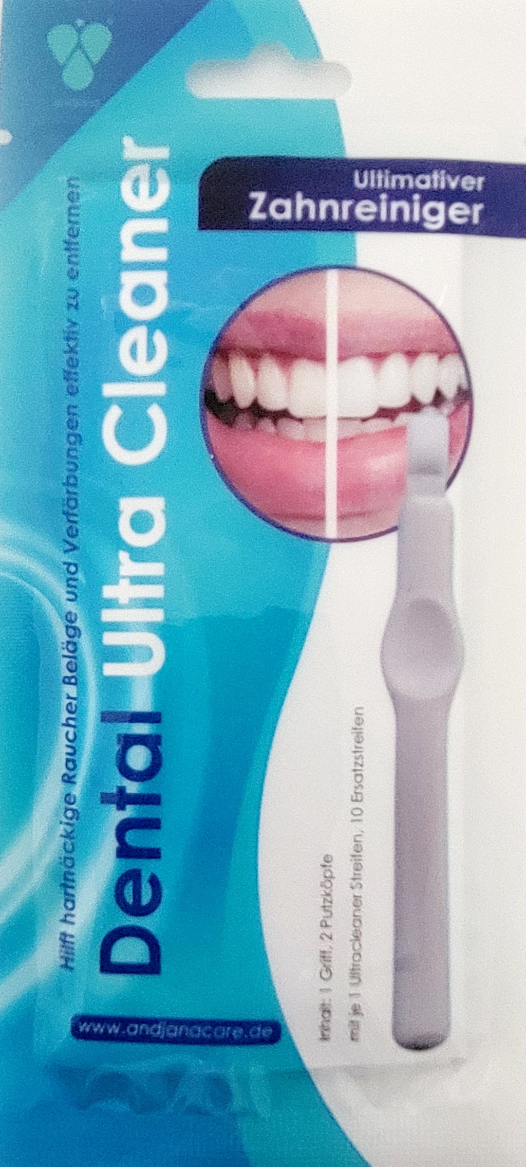 Der NEUE Dental Ultracleaner! Reinigen Sie Ihre Zähne jetzt "quietsch sauber", wie nach einer Zahnreinigung.